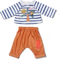 BABY born outfit met palm voor poppen van 43 cm en teddybeer