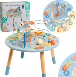 Houten Activiteitentafel Zeeleven - Muzikaal en Educatief