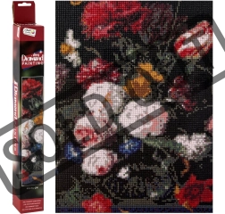 Diamant schilderen bloemen 40 × 50 cm