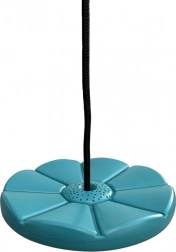 Turquoise kunststof schommel-schijf