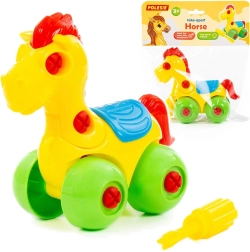 Schroefbare pony – montage-speelgoed voor kinderen 3+