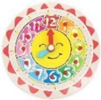 Houten puzzelklok BABU