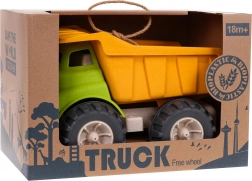 Mega kiepwagen van bioplastic