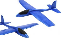 Grote blauwe polystyreen glijder 68 cm