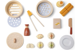Houten dimsum-set voor kinderen