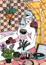 Puzzel Bad en Ontbijtgranen 1000 stukjes