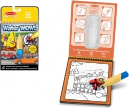 Magisch Schilderen met Water Vervoersmiddelen Kleurboek