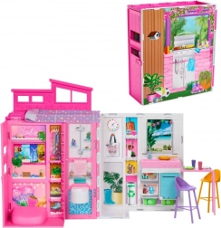 Barbie knus huis met inrichting