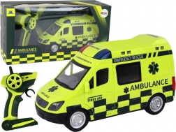 Reddingsambulance met flitslichten op afstandsbediening
