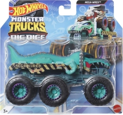 HOT WHEELS MONSTER TRUCKS Big Rigs 6‑wielige trekker 1:64 – willekeurige selectie