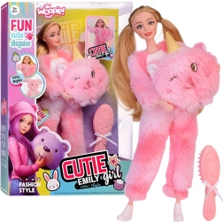 Woopie Royal pop Emi in roze berenkostuum