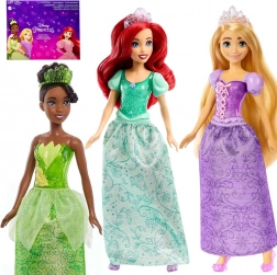 Mattel Disney prinsessen set van 3 poppen: Ariël, Tiana, Rapunzel