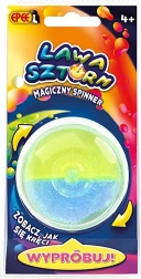 Magische spinner Lawa Sztorm geel‑blauw