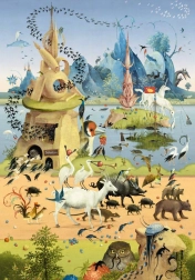 Puzzle HEYE Op uitstapje – Hieronymus Bosch, 500 stukjes