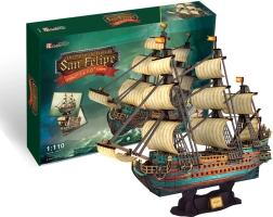 3D-puzzel zeilschip San Felipe – 248 stukjes