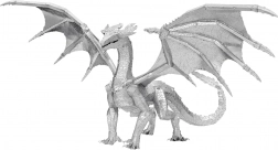 3D metalen drakenmodel METAL EARTH Premium Series