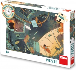 DINO puzzel Vind 10 voorwerpen: Ruimte XL, 300 stukjes