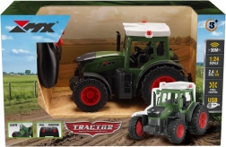 RC landbouwtractor 2,4 GHz 1:24 met LED-effecten