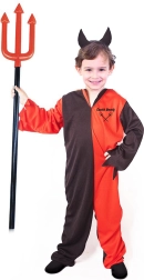 Kinderkostuum duivel met hoorns M