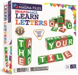 MAGNA-TILES magnetische bouwset microMAGS letters, 56 onderdelen