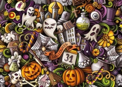 puzzel halloween 1000 stukjes