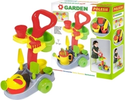 Tuinierwagen met gereedschap