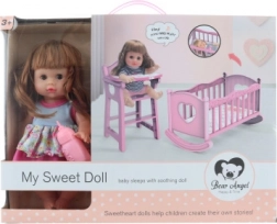 Pop met wiegje en kindergeluiden