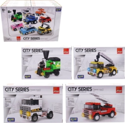 Bouwstenen vervoersmiddelen voor kinderen