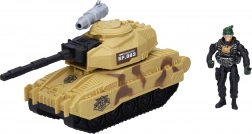Tank met figuurtje 25 cm