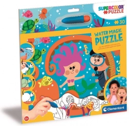 Puzzel met kleuren door water Diepten van de zee 30 stukken