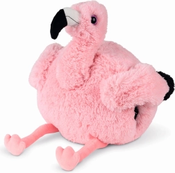 Verwarmende pluchen flamingo 3 in 1 - kussen, mouw en knuffel