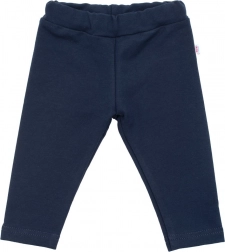 Kinderleggings van katoen donkerblauw