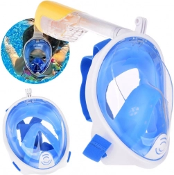 Volgelaats duikmasker met snorkel S/M
