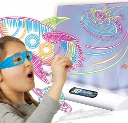 WOOPIE Magnetisch 3D-bord met LED-achtergrondverlichting om te tekenen