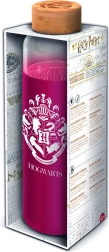 Glazen fles met siliconen hoes HARRY POTTER 585 ml