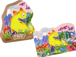 Puzzel Dinosaurussen vulkaan 48 stukjes