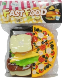 Keukensnijset – pizza en tosti met dienblad