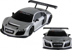 Auto R/C 1:24 op afstand bestuurbare sportieve Audi R8 LMS zilver