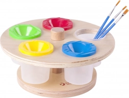 CLASSIC WORLD draaibare verfstaan met potjes