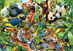 Puzzel Bonte dierenrijk 1500 stukjes