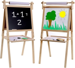 2Kids Toys groot dubbelzijdig magnetisch schoolbord