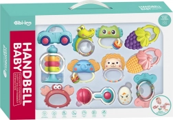 Set met Rammelaars en Bijtringen Dieren 12 stuks