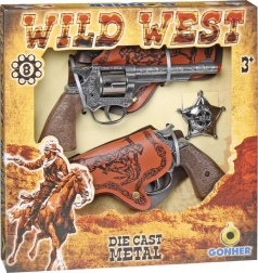 Cowboyset 2 revolvers met badge GONHER
