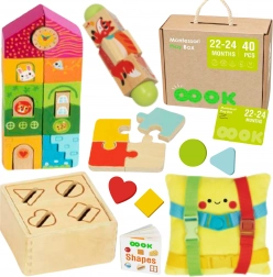 tooky toy montessori box 22–24 maanden – educatieve set 7-in-1