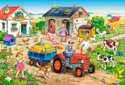 Puzzel maxi 40 stukjes LIFE ON THE FARM van CASTORLAND