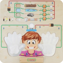 Masterkidz bord voor experimenteren met geleiding