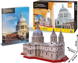 3D-puzzel CUBICFUN NATIONAL GEOGRAPHIC – Sint-Pauluskathedraal (107 stukjes)