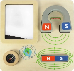 Masterkidz magnetisch leermbord met kompas Montessori