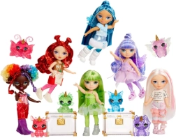 Rainbow High Littles magische feeën – pop 13 cm met huisdiertje en verwisselbare vleugels