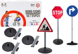 Educatieve set grote verkeersborden 76 cm – 3 stuks